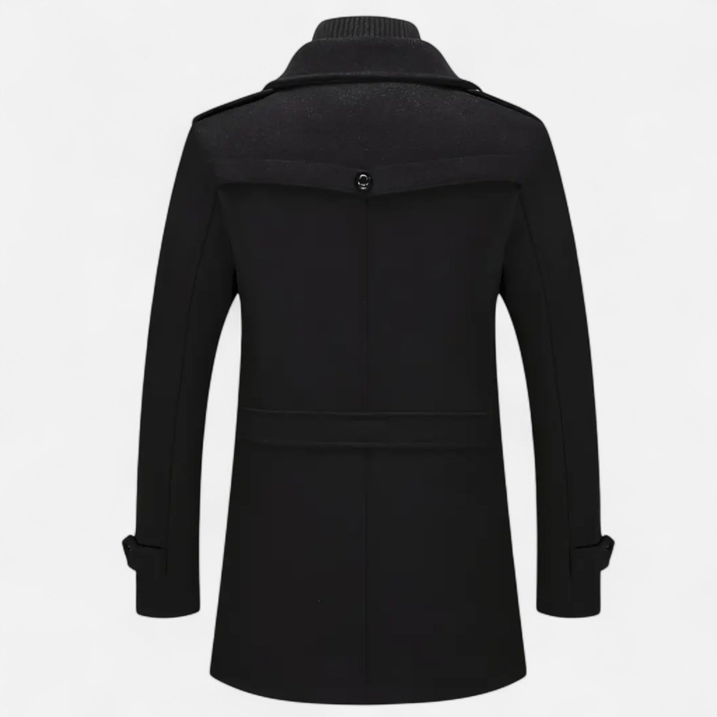 Velclairemode | Manteau Homme Tweed Double-Boutonnage Automne-Hiver