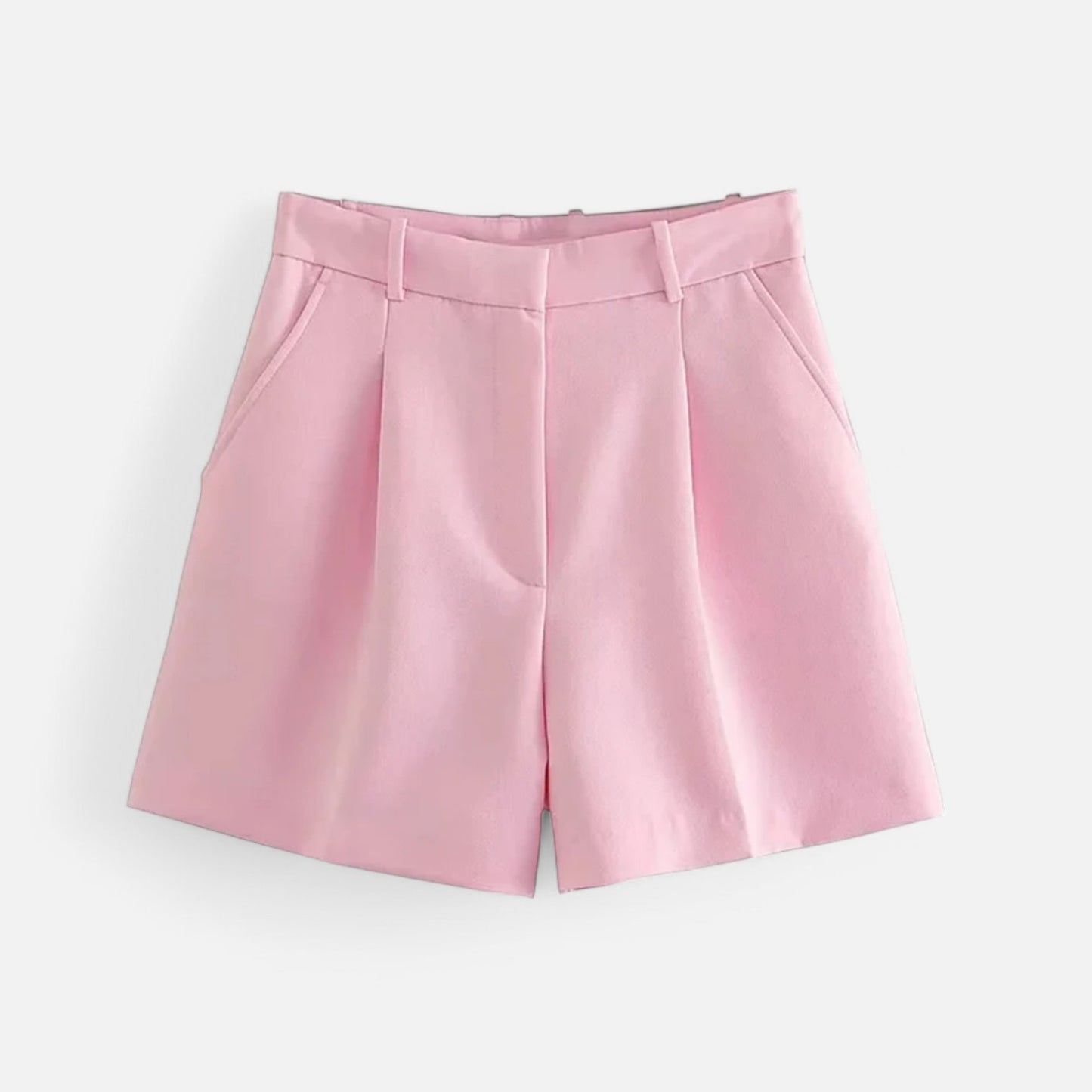 Velclairemode | Bermuda Taille Haute à Pinces – Vintage Urbain, Élégance Fonctionnelle