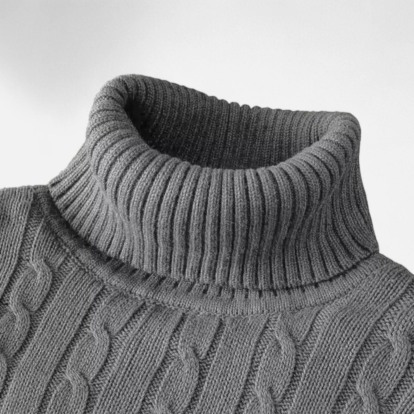Velclairemode | Pull Col Roulé Homme – Chaleur Discrète & Élégance Structurée