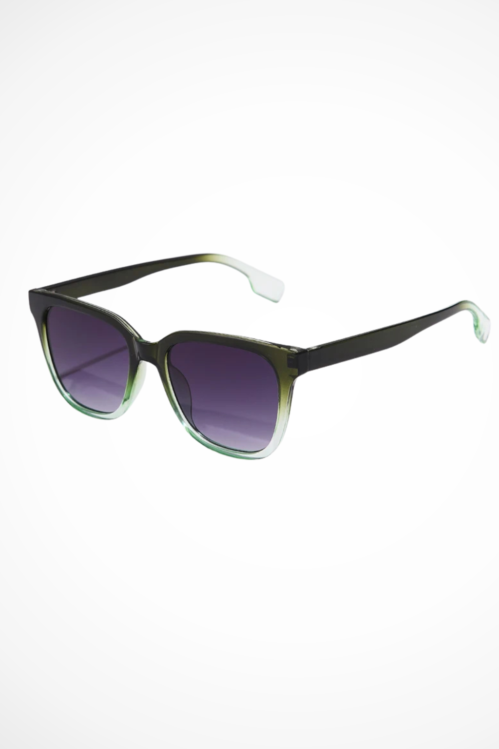 Gafas de sol con lentes cuadrados, amplia protección y patillas robustas