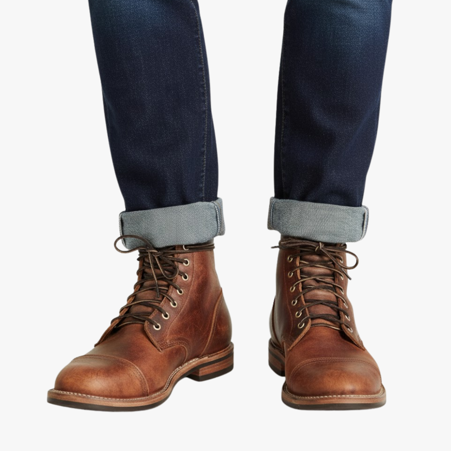 Bottes Biker Montantes pour Hommes Automne Hiver