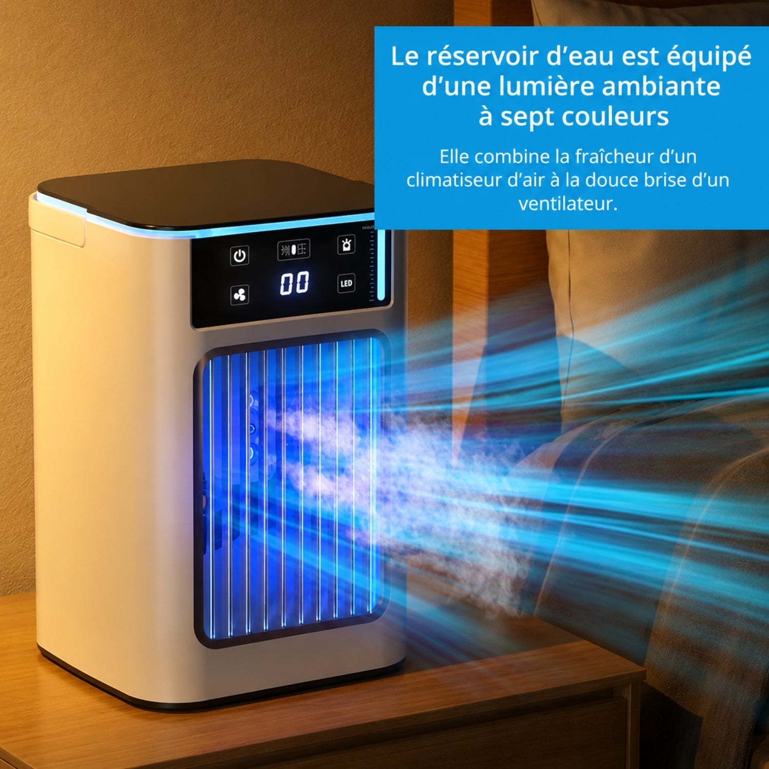 USB Air Cooler with Humidifier