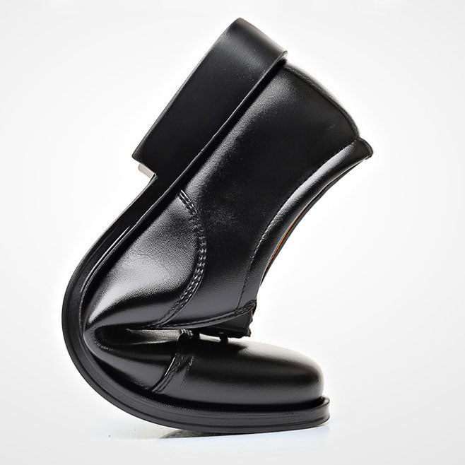 Uomo Scarpe in pelle da ufficio Punta tonda Suola antiscivolo Traspiranti Impermeabili