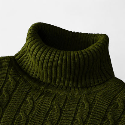 Velclairemode | Pull Col Roulé Homme – Chaleur Discrète & Élégance Structurée