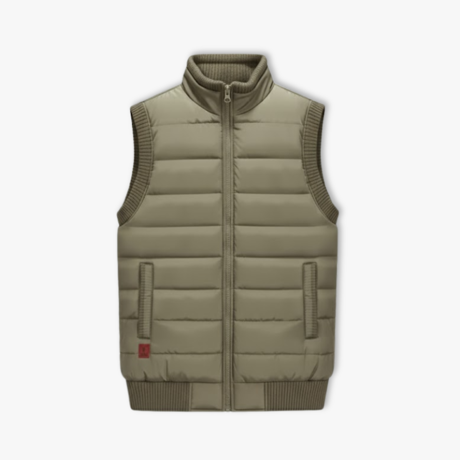 Gilet Homme Hiver Chaud en Polaire Imperméable – Gilet Matelassé Col Montant