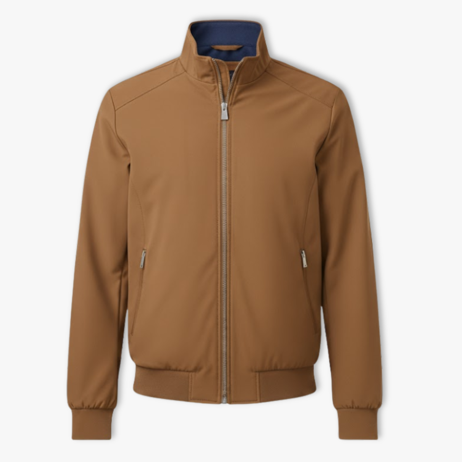 Blouson Bomber Slim Fit Homme Décontracté Uni Style Baseball