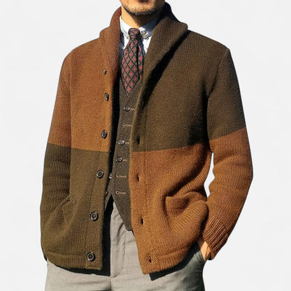 Velclairemode | Cardigan Homme Élégant Maille Boutonnée Automne-Printemps