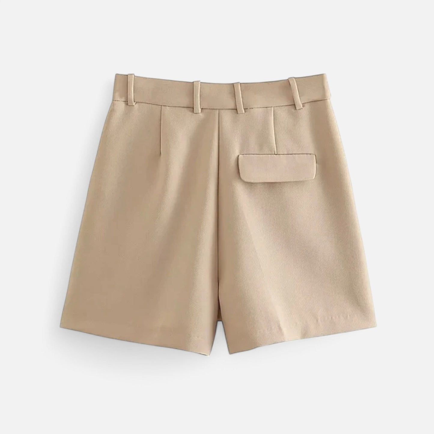 Velclairemode | Bermuda Taille Haute à Pinces – Vintage Urbain, Élégance Fonctionnelle