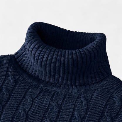 Velclairemode | Pull Col Roulé Homme – Chaleur Discrète & Élégance Structurée