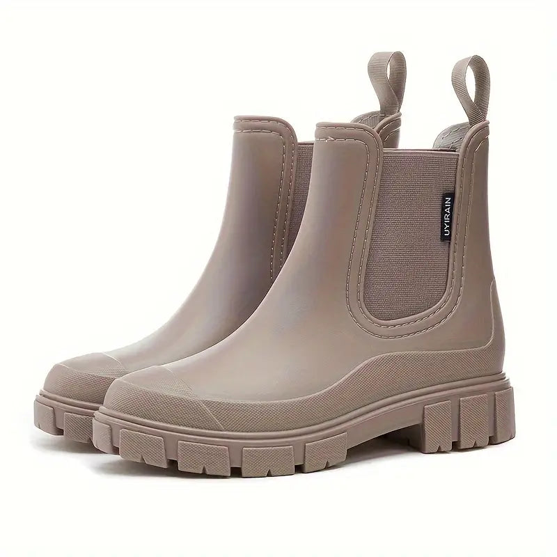 Femme Bottines Chelsea Quotidien Sans Lacets Design Classique Matière Déperlante