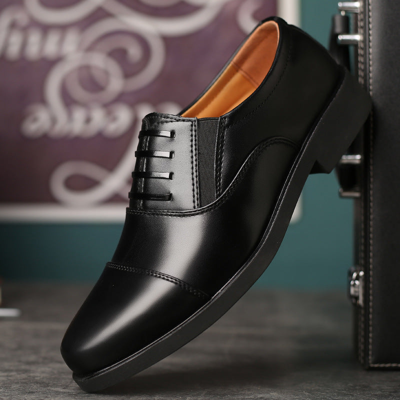 Uomo Scarpe in pelle da ufficio Punta tonda Suola antiscivolo Traspiranti Impermeabili