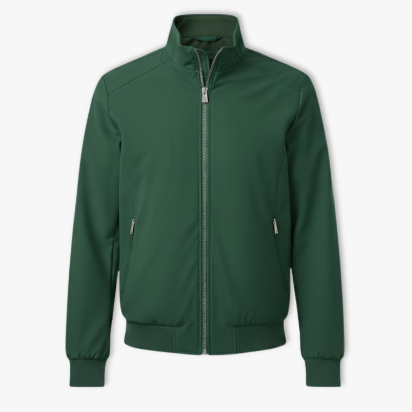 Blouson Bomber Slim Fit Homme Décontracté Uni Style Baseball