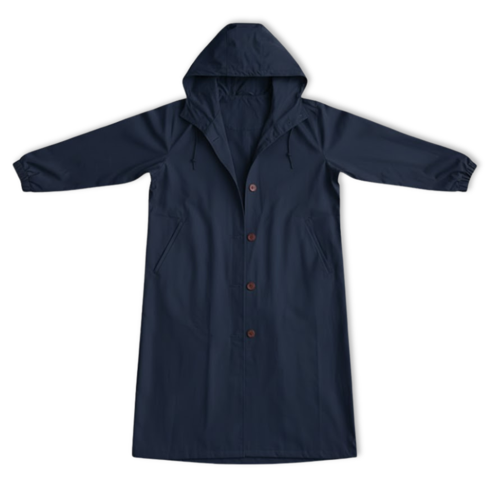 Manteau Midi Décontracté Femme à Manches Longues pour l’Automne avec Taille Cintrée Élégante