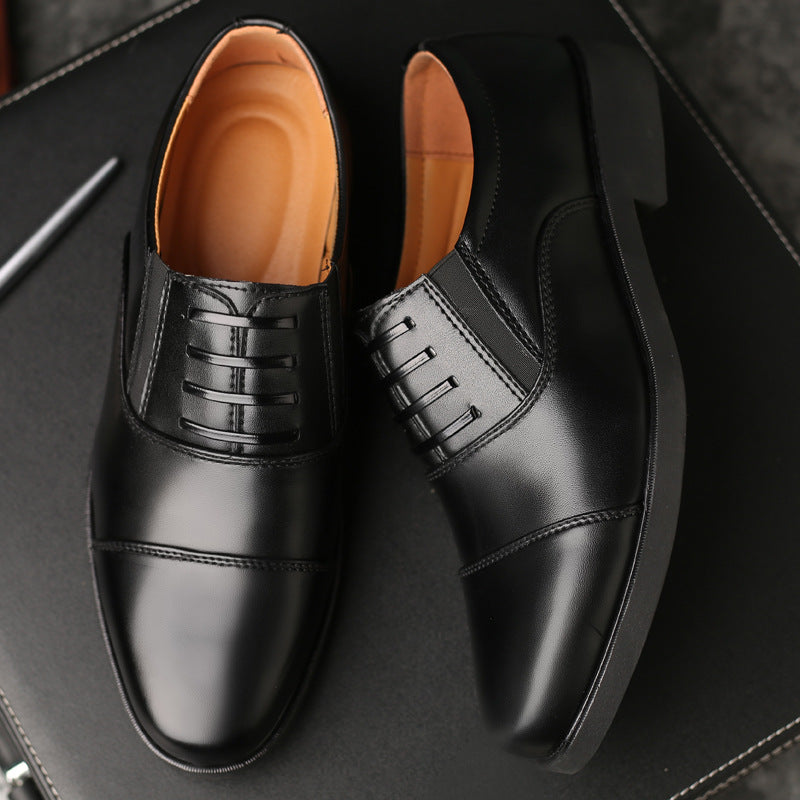 Uomo Scarpe in pelle da ufficio Punta tonda Suola antiscivolo Traspiranti Impermeabili