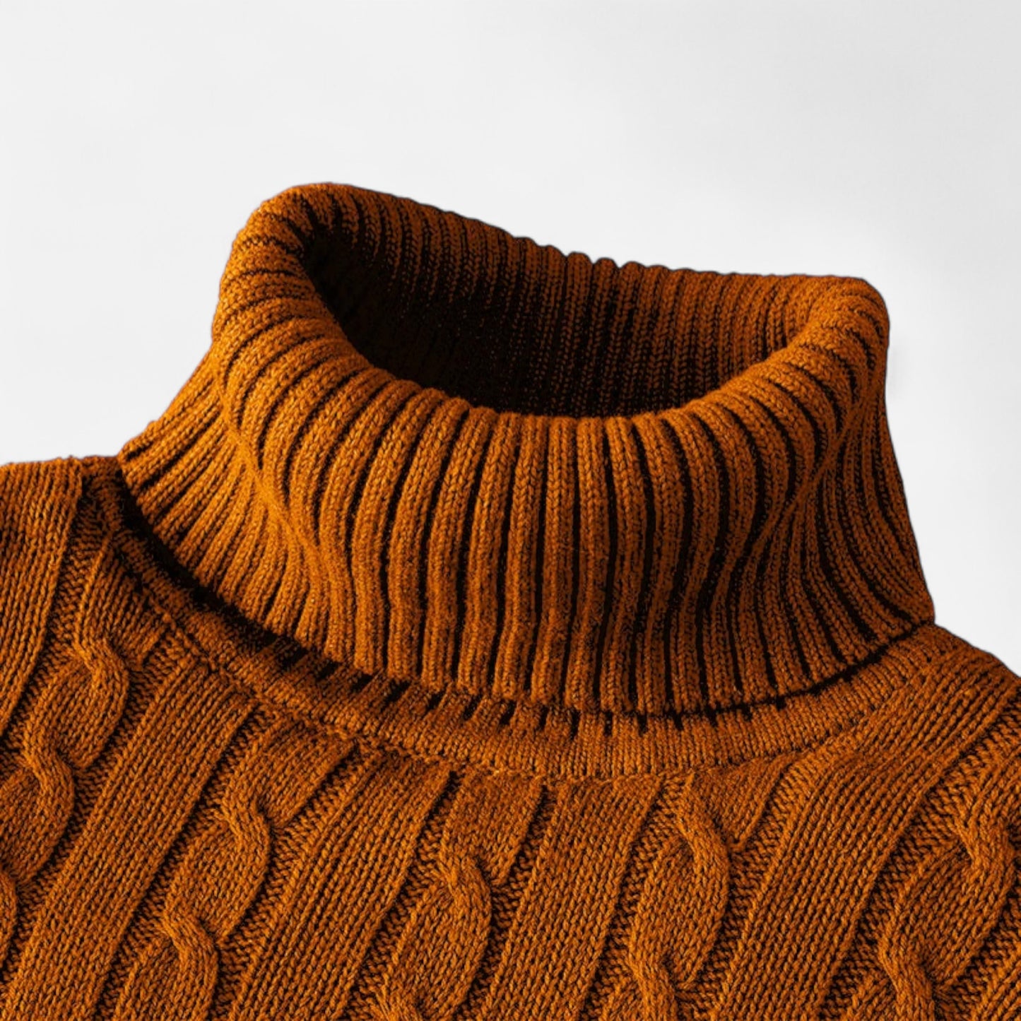 Velclairemode | Pull Col Roulé Homme – Chaleur Discrète & Élégance Structurée