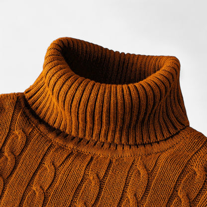 Velclairemode | Pull Col Roulé Homme – Chaleur Discrète & Élégance Structurée