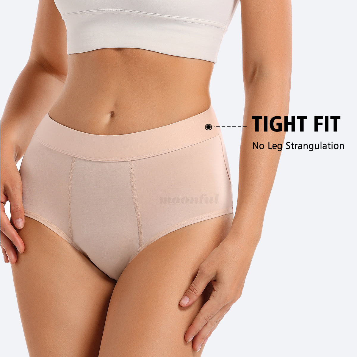 Culotte assorbente per il ciclo, confezione da 3 pezzi
