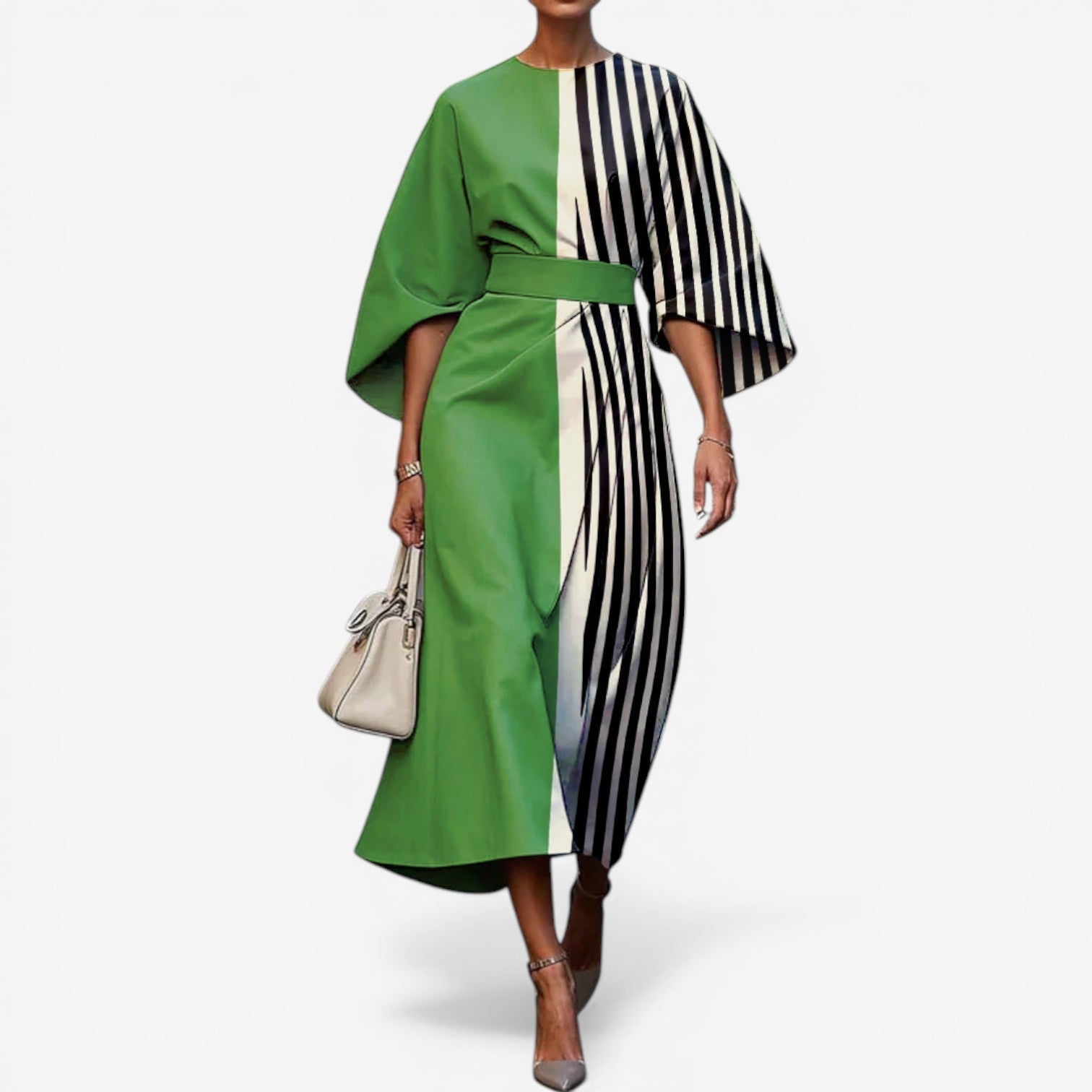 Robe kimono pour femmes — patchwork multicolore — événement culturel