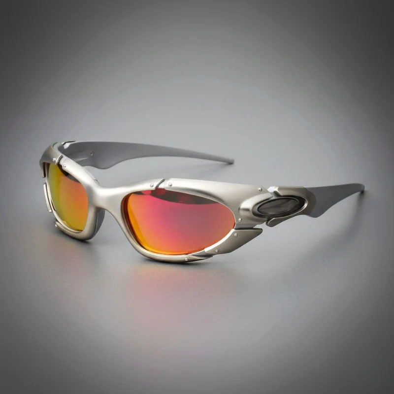 Polarized Sports Sunglasses with Reflective Lenses and UV400 Protection