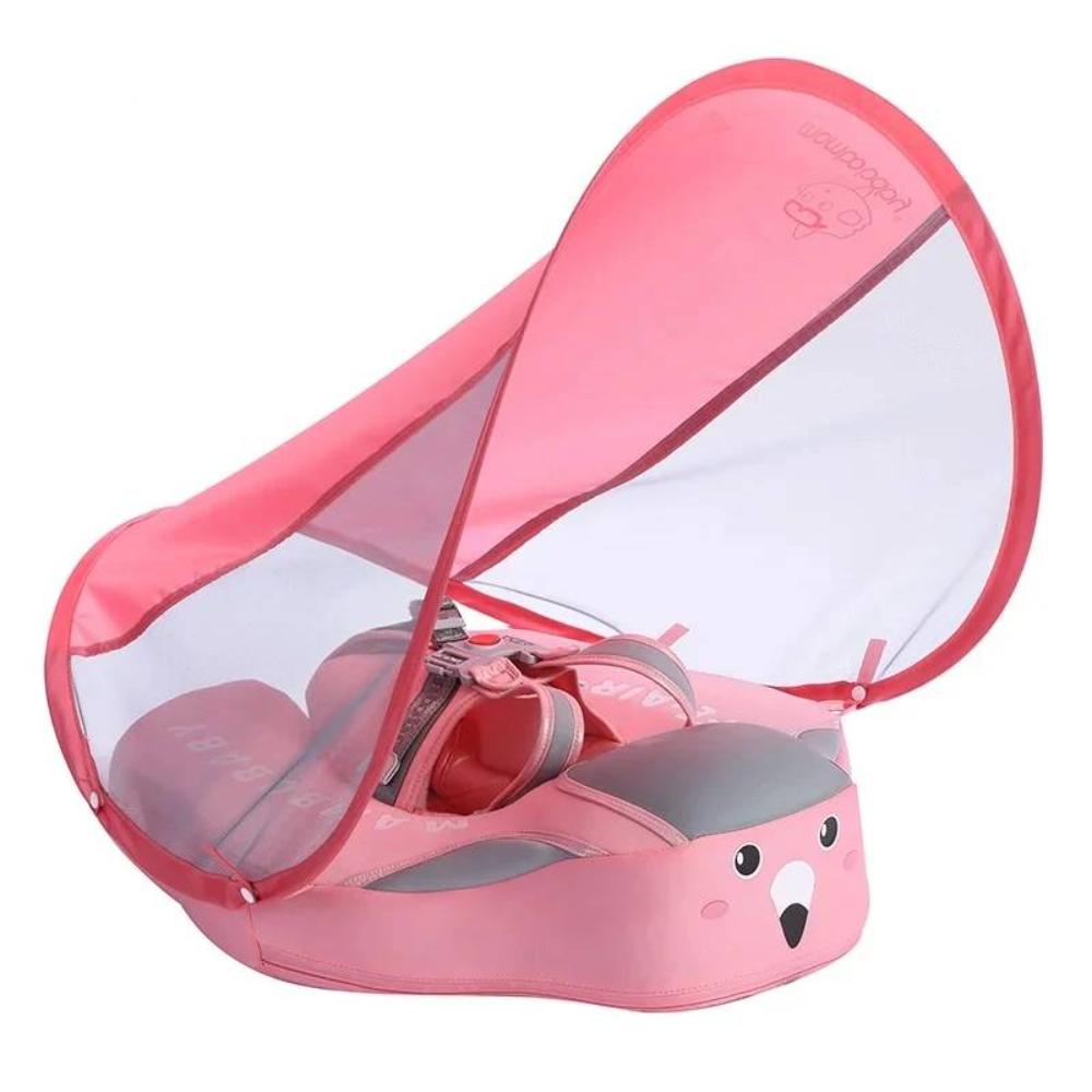 Baby Swimming Float with Removable Canopy Turquoise