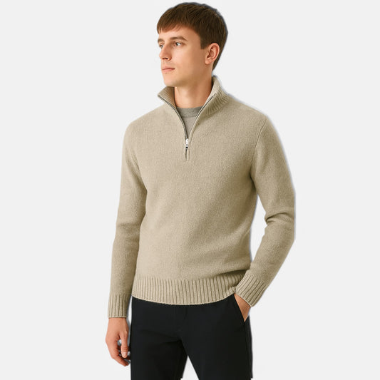 Velclairemode | Pull Col Roulé Homme en Maille – Chaleur Discrète, Élégance Quotidienne