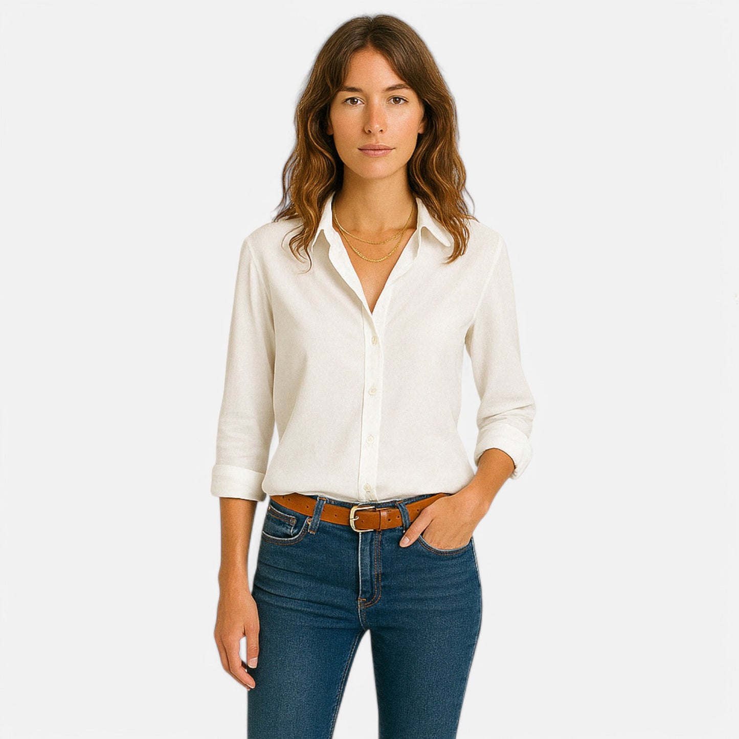 Velclairemode | Chemisier Ample en Mousseline – Élégance Légère, Allure Oversize