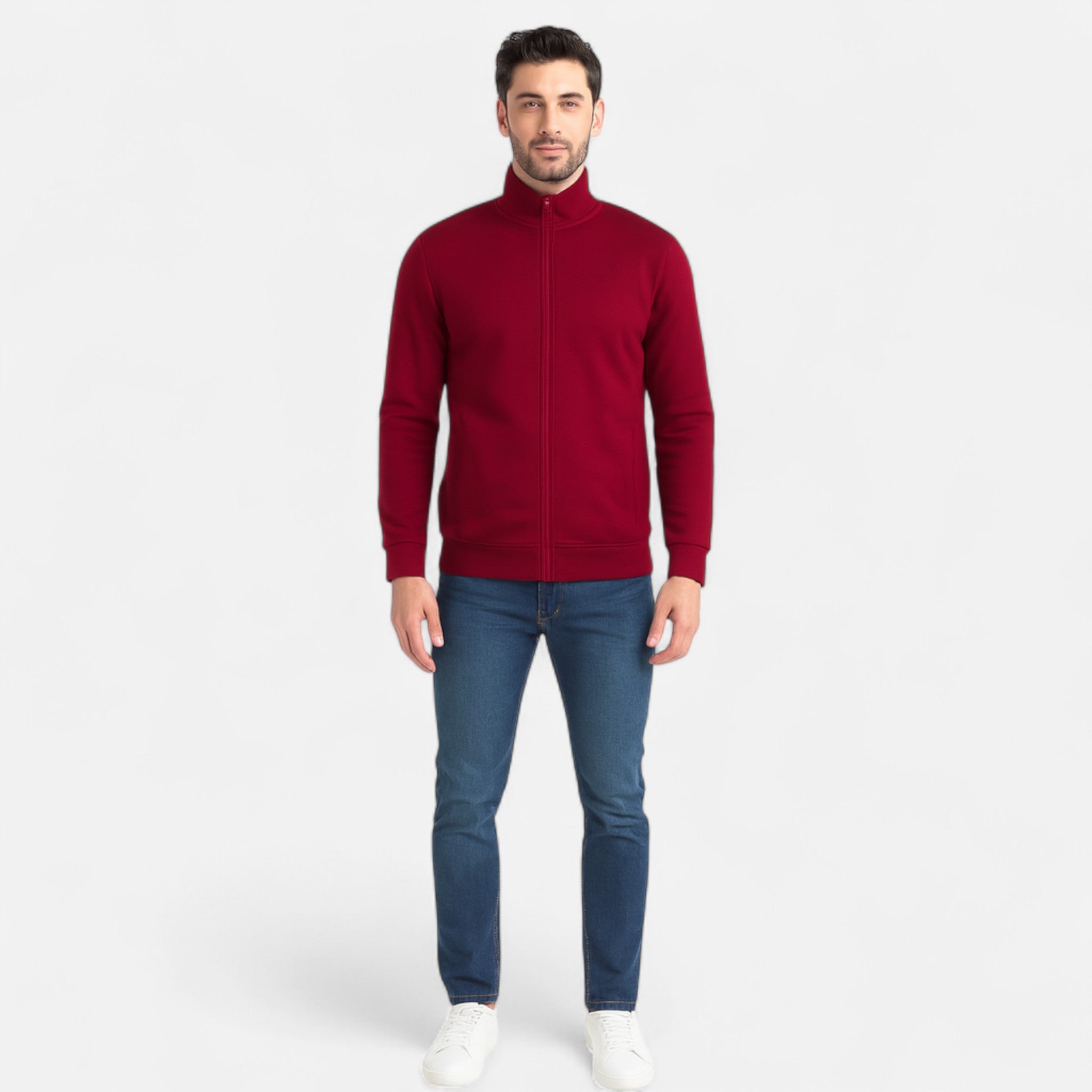 Velclairemode | Veste Homme à Capuche Col Montant – Protection Structurée & Ligne Moderne