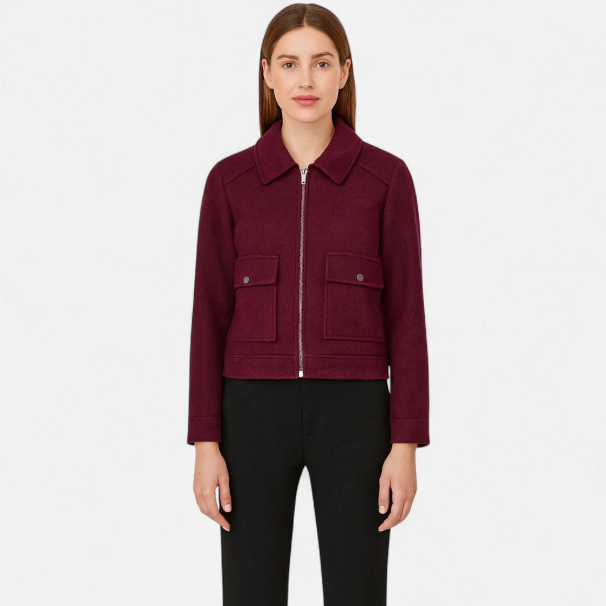 Velclairemode | Veste Femme Zippée Hiver – Élégance Thermique & Silhouette Contemporaine