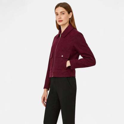Velclairemode | Veste Femme Zippée Hiver – Élégance Thermique & Silhouette Contemporaine