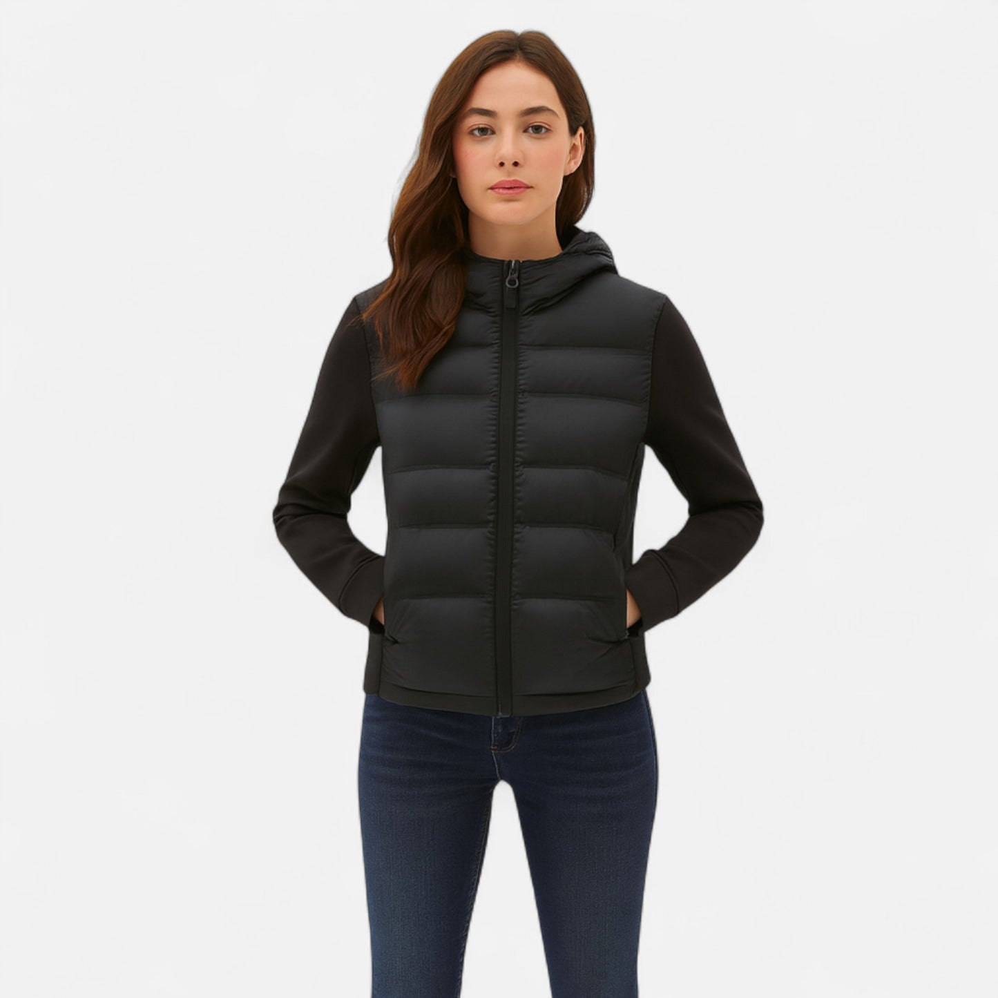 Velclairemode | Doudoune Femme Légère Zippée – Chaleur Fine & Élégance Active