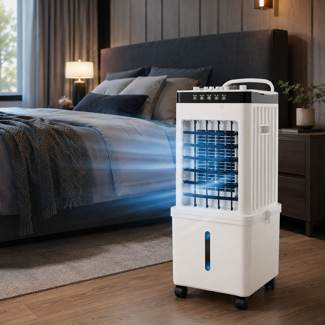 Refrigerador de Ar Portátil 3 em 1 com Controle Remoto