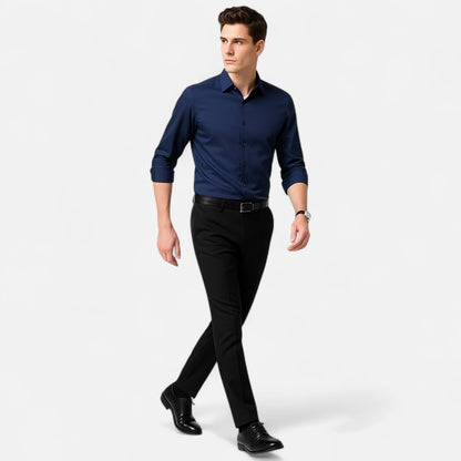 Velclairemode | Chemise Homme Manches Longues – Élégance Classique, Polyvalence Intemporelle