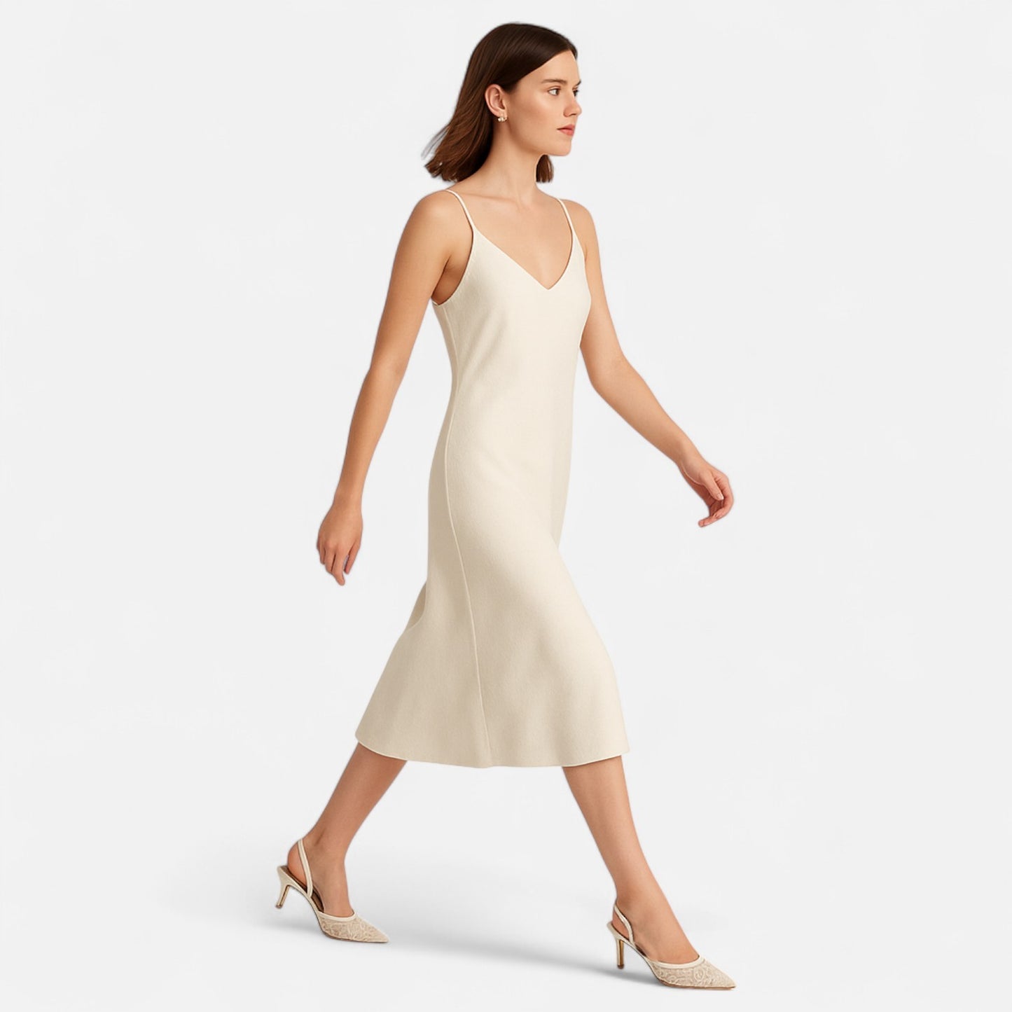 Velclairemode | Sandales Femme en Mesh – Imprimé Mode, Bout Pointu, Talon Ouvert