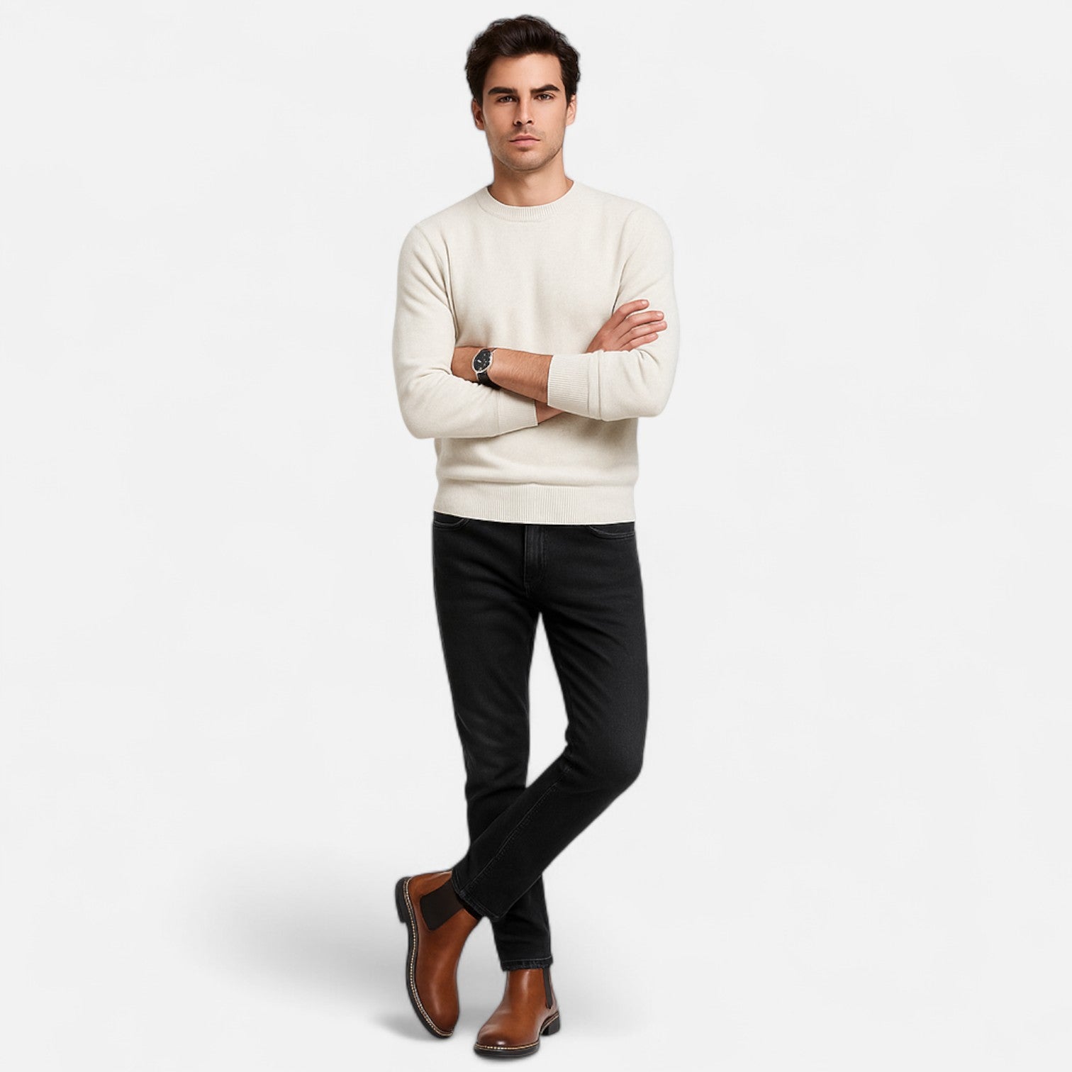 Velclairemode | Men's ankle boots with timeless British elegance