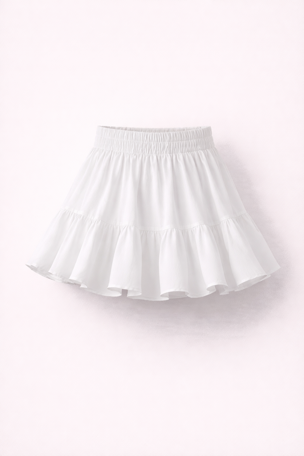 Jupe-Short de Tennis en Jersey de Coton et Polyester à Taille Empire pour Femme