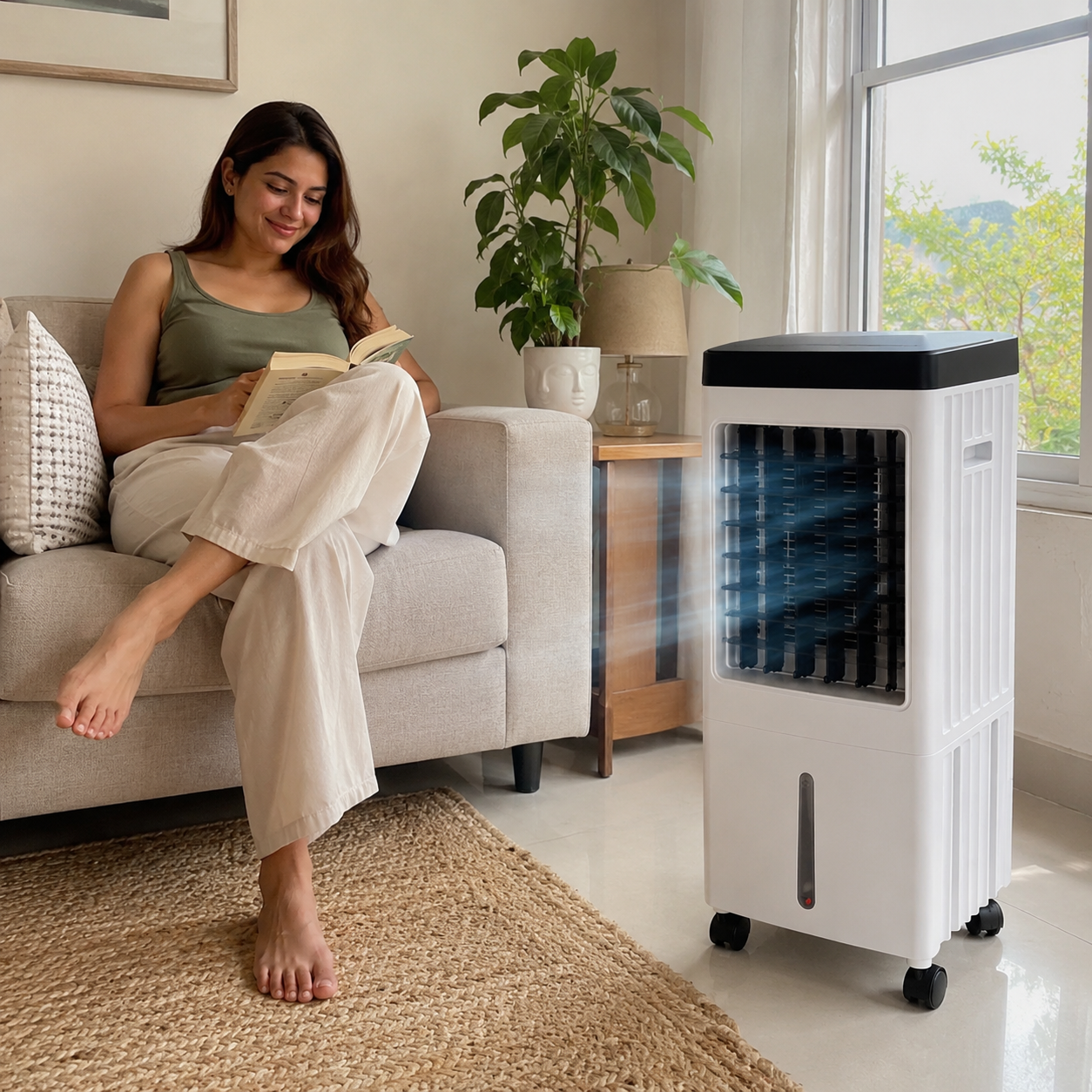 Climatiseur Mobile Sans Évacuation 10L avec Télécommande