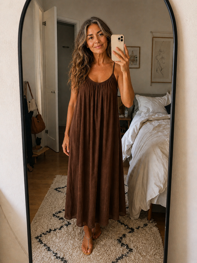 J’aime cette robe  légère et respirante, parfai...