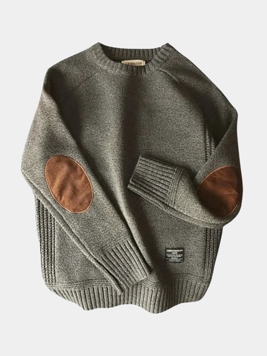 Homme Pull Soirée Laine de Coton Coupe Ajustée Chaleur Légère Style Épuré Durable