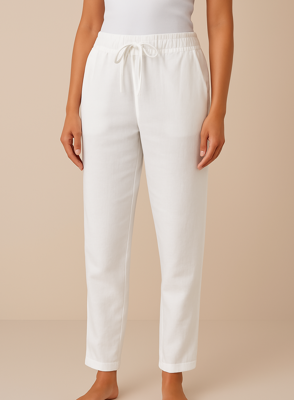 Pantalon Femme Taille Élastique Confortable