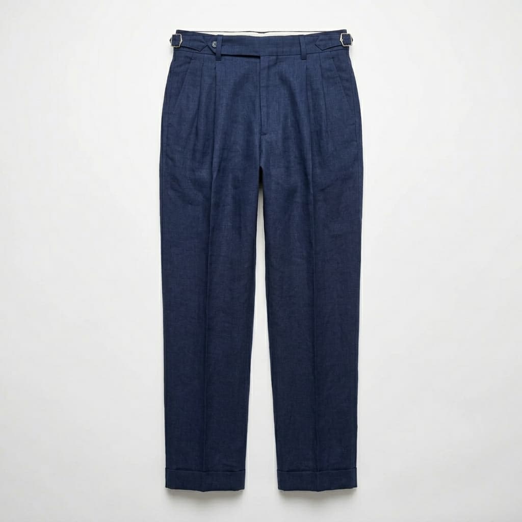 Pantaloni eleganți pentru bărbați — 100% in — croială ajustată — nuntă