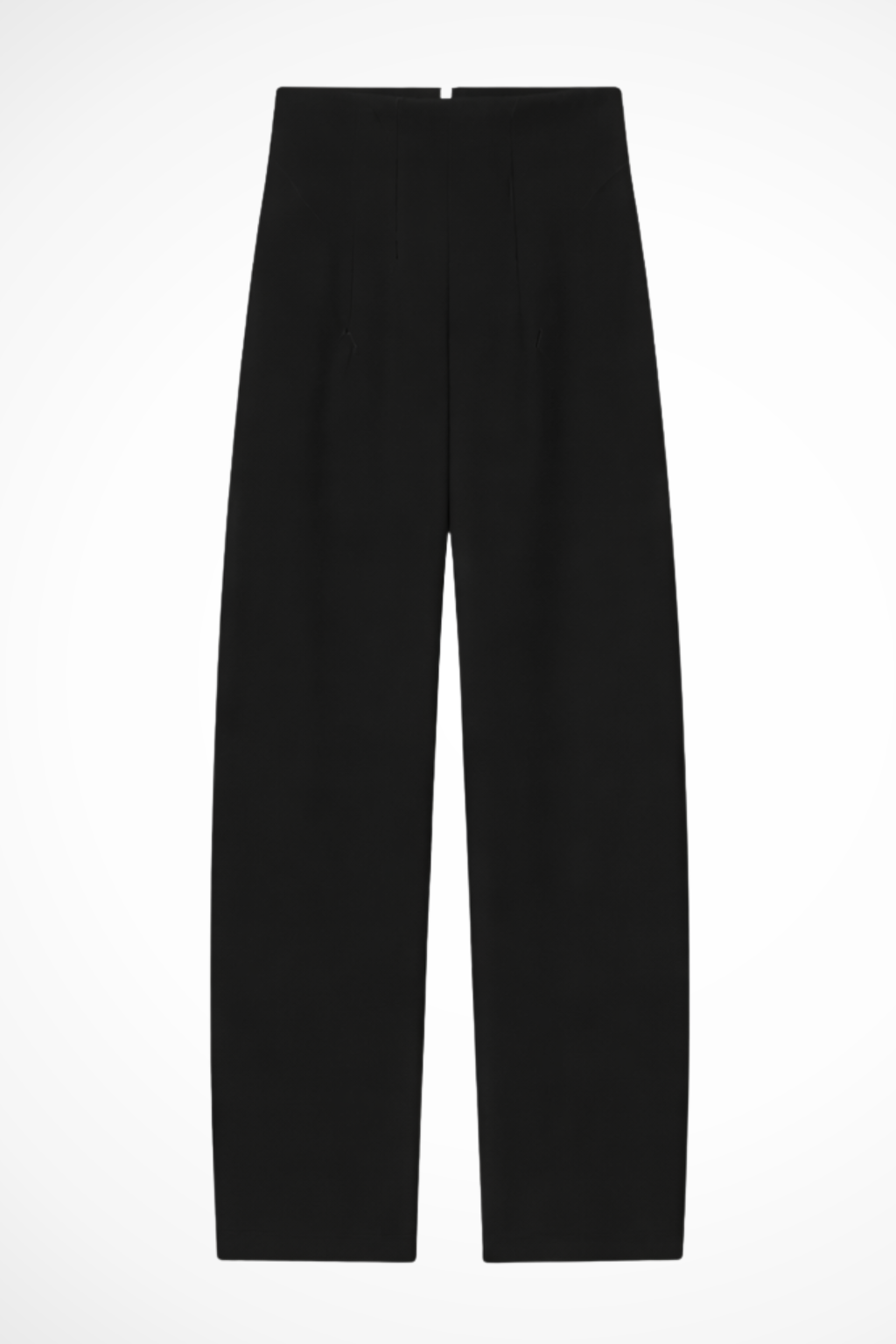 To-delt damekostume med struktureret blazer og elegant flydende bukser