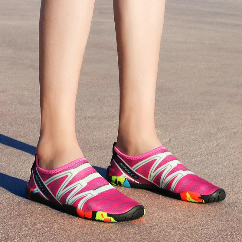 Chaussures d'eau unisexes | tissu séchage rapide | modèle piscine plage