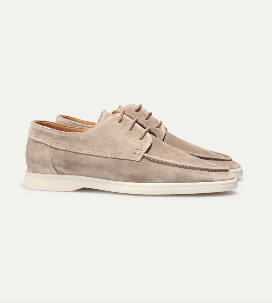 Mocassins en cuir pour homme chaussures de ville sans lacets avec semelle en polyuréthane