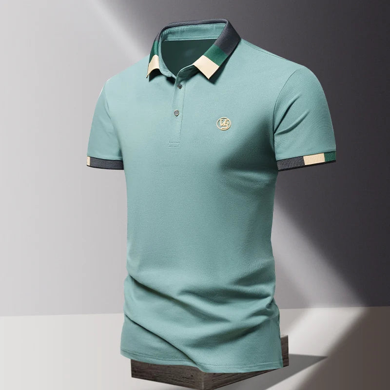 Polo uomo maniche corte collo classico traspirante