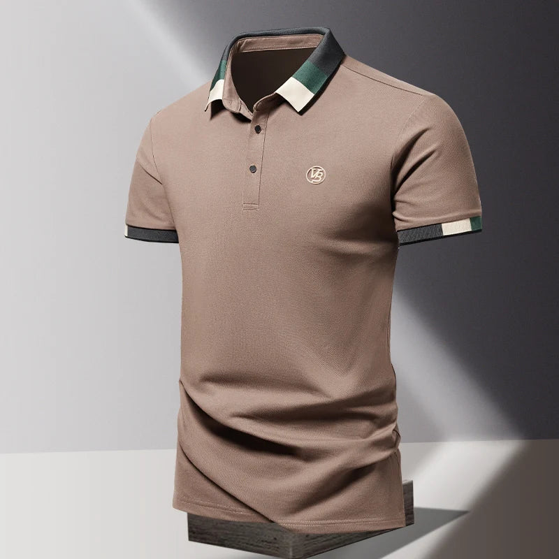 Polo uomo maniche corte collo classico traspirante