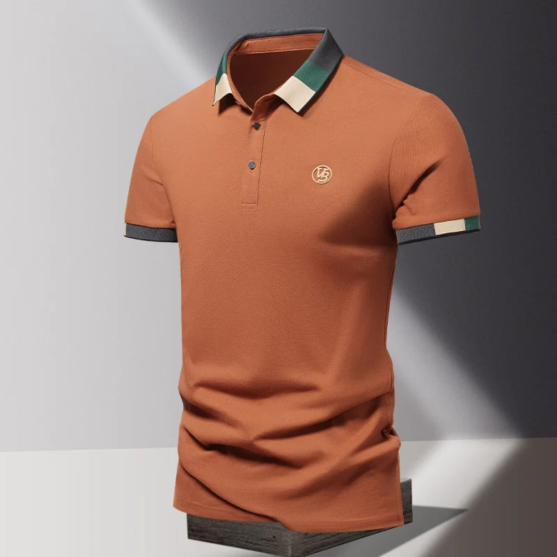 Polo uomo maniche corte collo classico traspirante