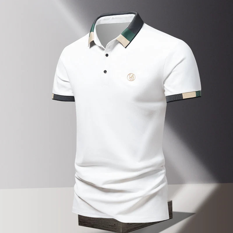 Polo uomo maniche corte collo classico traspirante