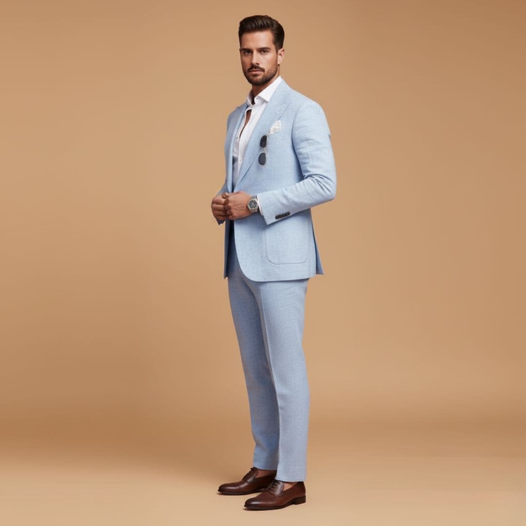 Costume due pezzi uomo | taglio aderente matrimonio