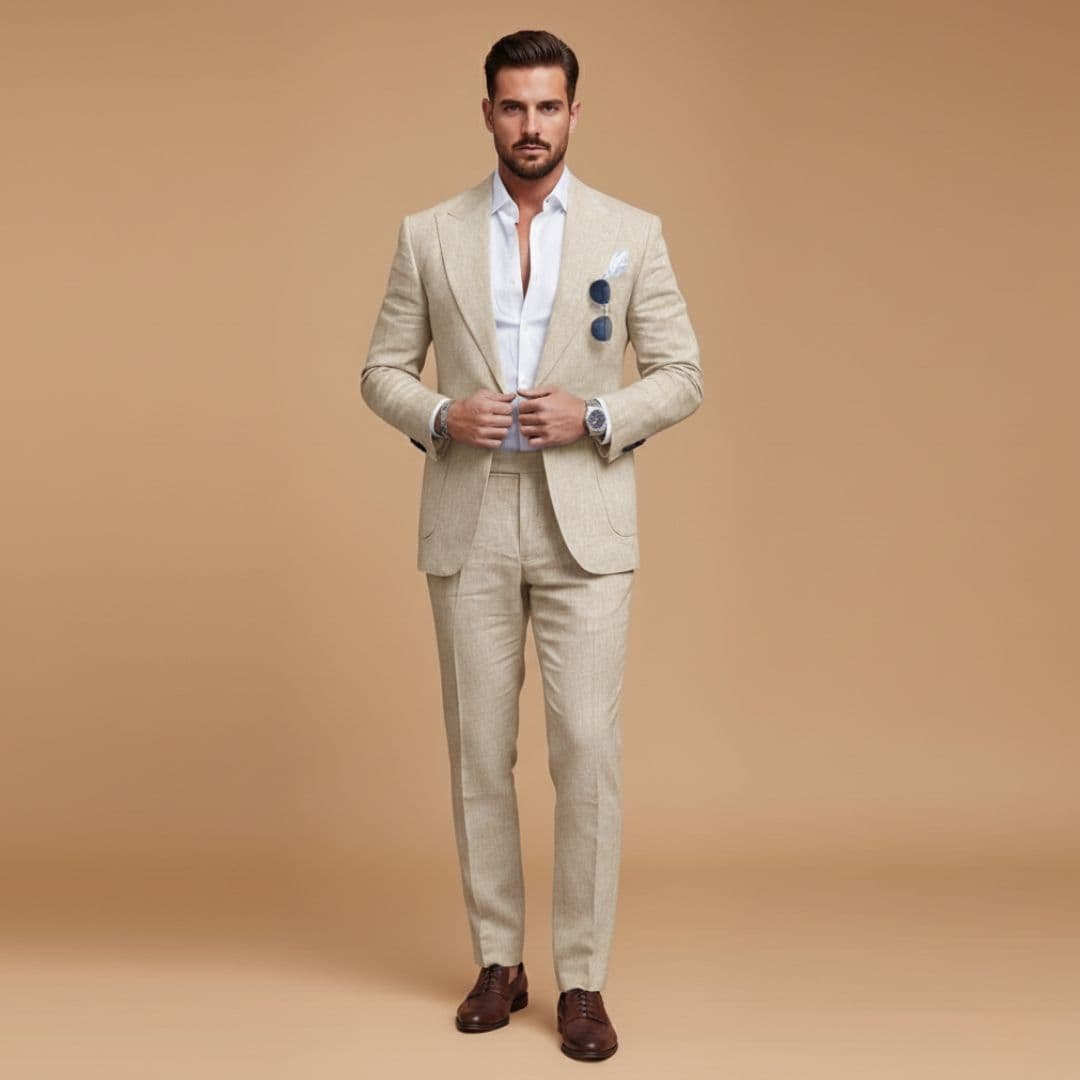 Costume due pezzi uomo | taglio aderente matrimonio