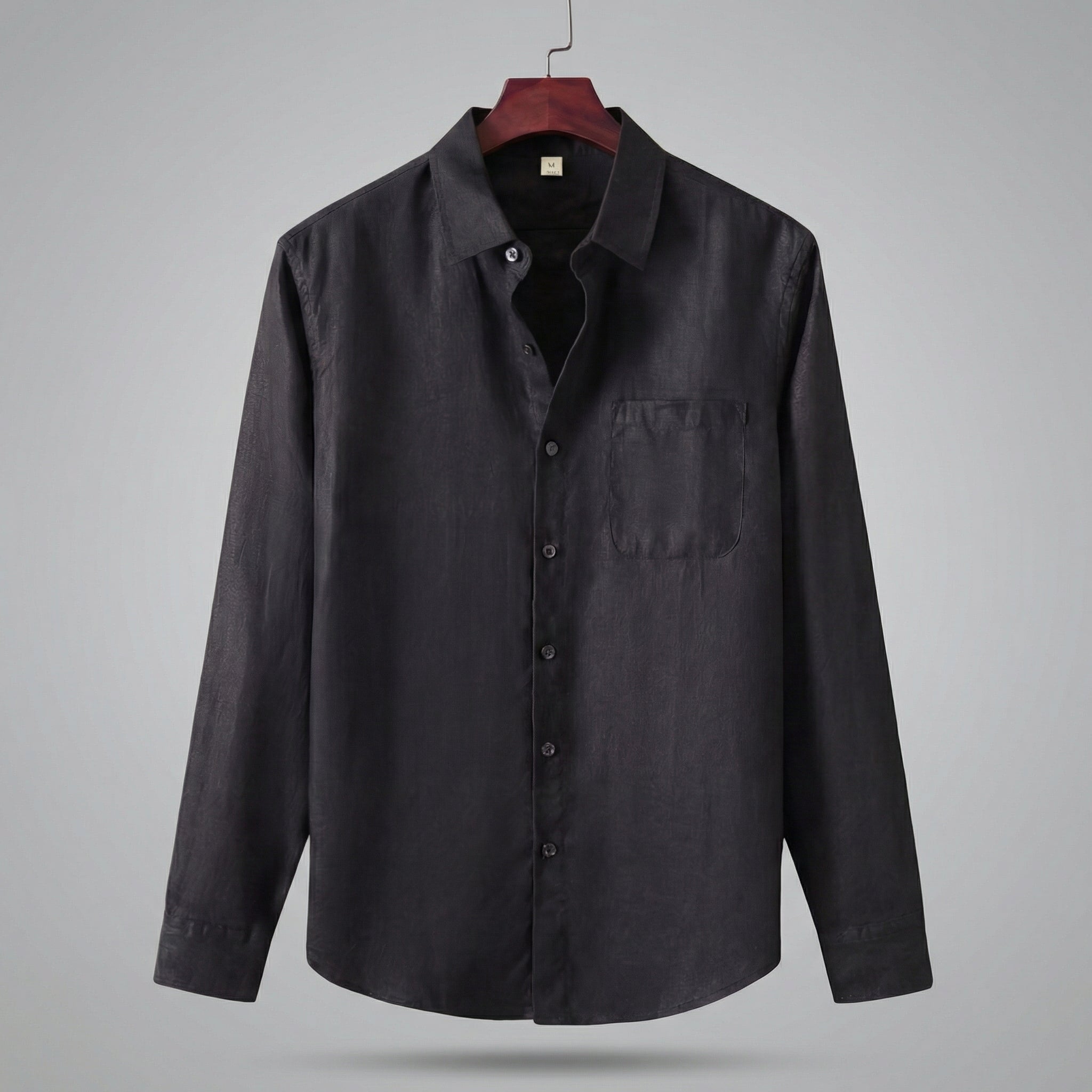 Camicia uomo in lino | maglia a maniche lunghe